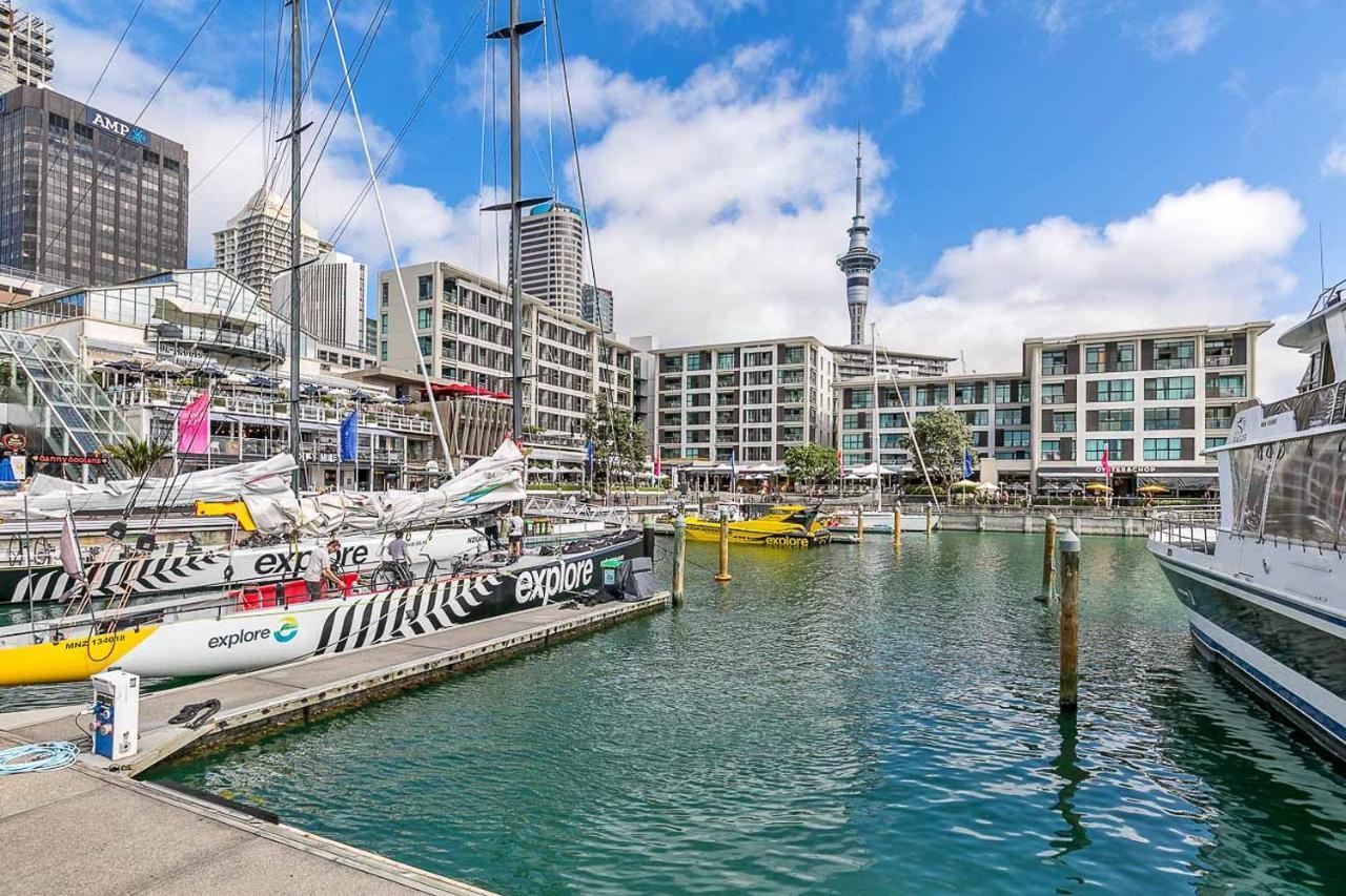 Viaduct Nest Vacay - Sensational Sunsets! Apartment Auckland Bagian luar foto